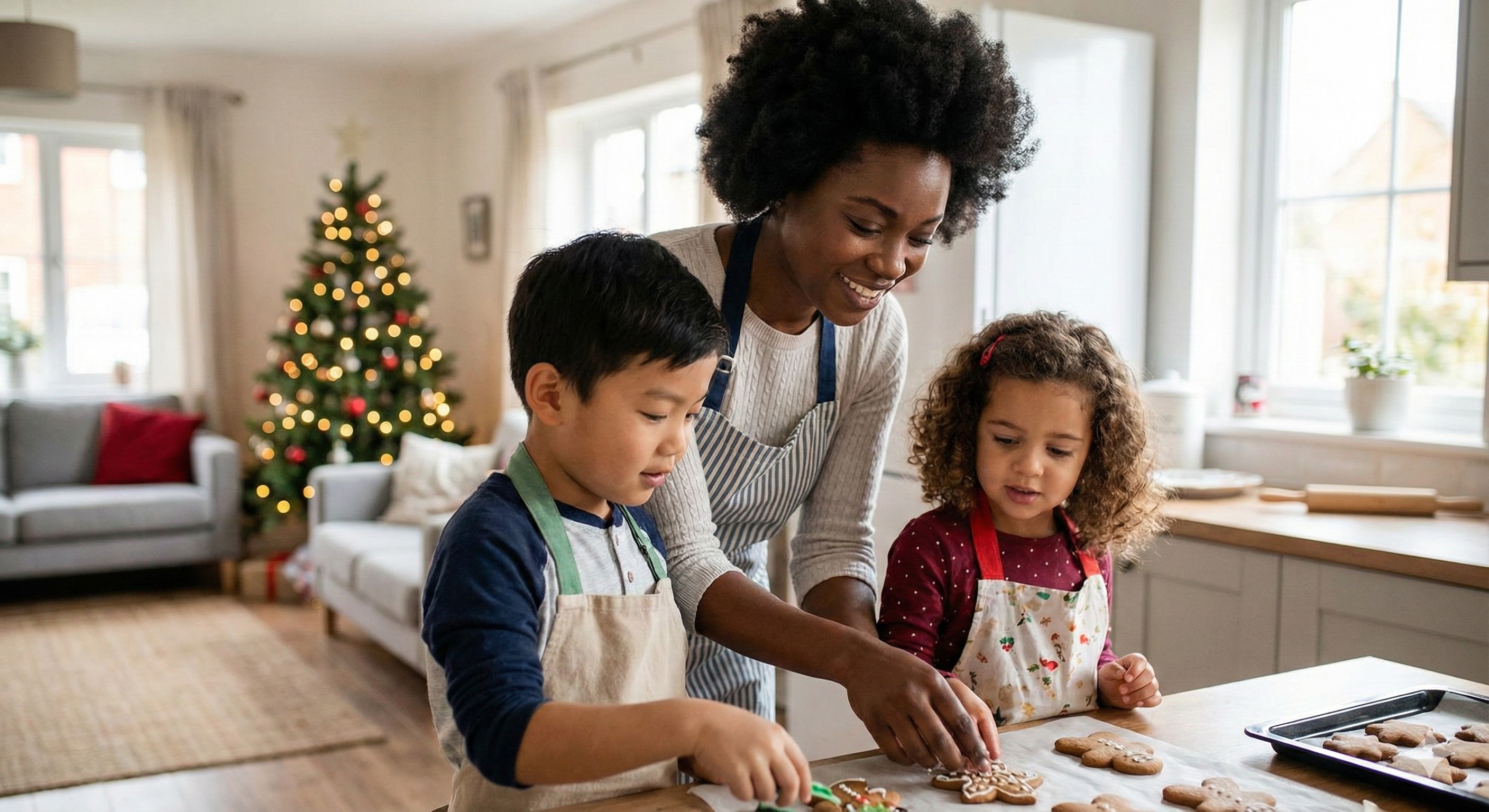 Boston parent enjoying stress-free holidays with reliable childcare support